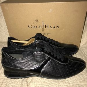 Cole Haan black leather sneaker